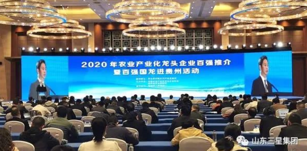 2020年農(nóng)業(yè)產(chǎn)業(yè)化龍頭企業(yè)100強等名單公布 山東三星集團榮登三大榜單